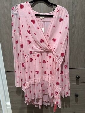 Pink Heart Rococo Sand Dress